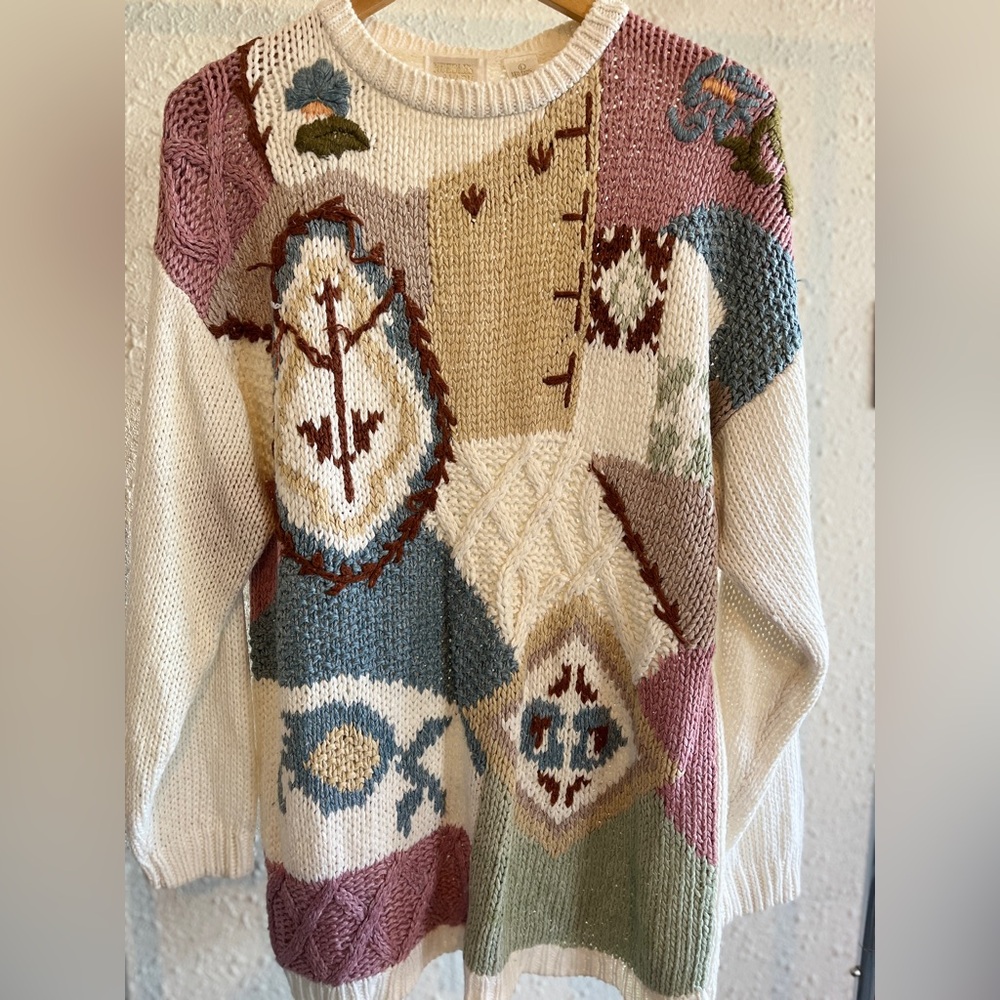 Needles & Yarn Vintage Knitted Sweater